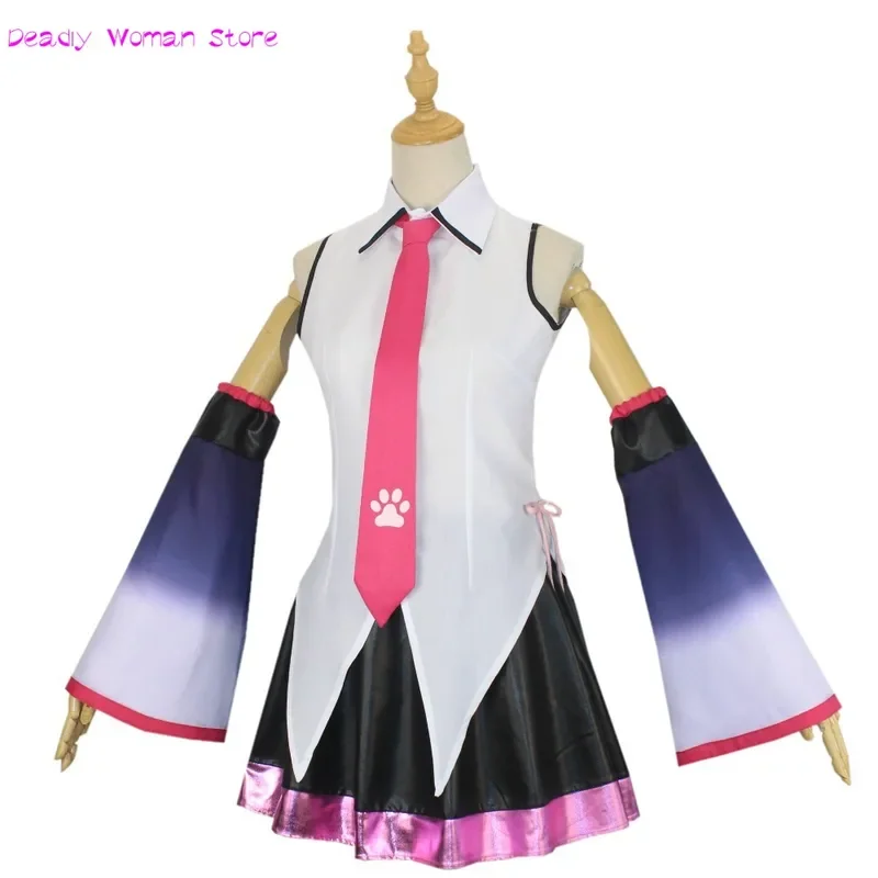 Miku anime cosplay disfraz peluca Miku 2021 cumpleaños oreja de gato Japón vestido Halloween carnaval fiesta para mujeres niñas xs-2xl