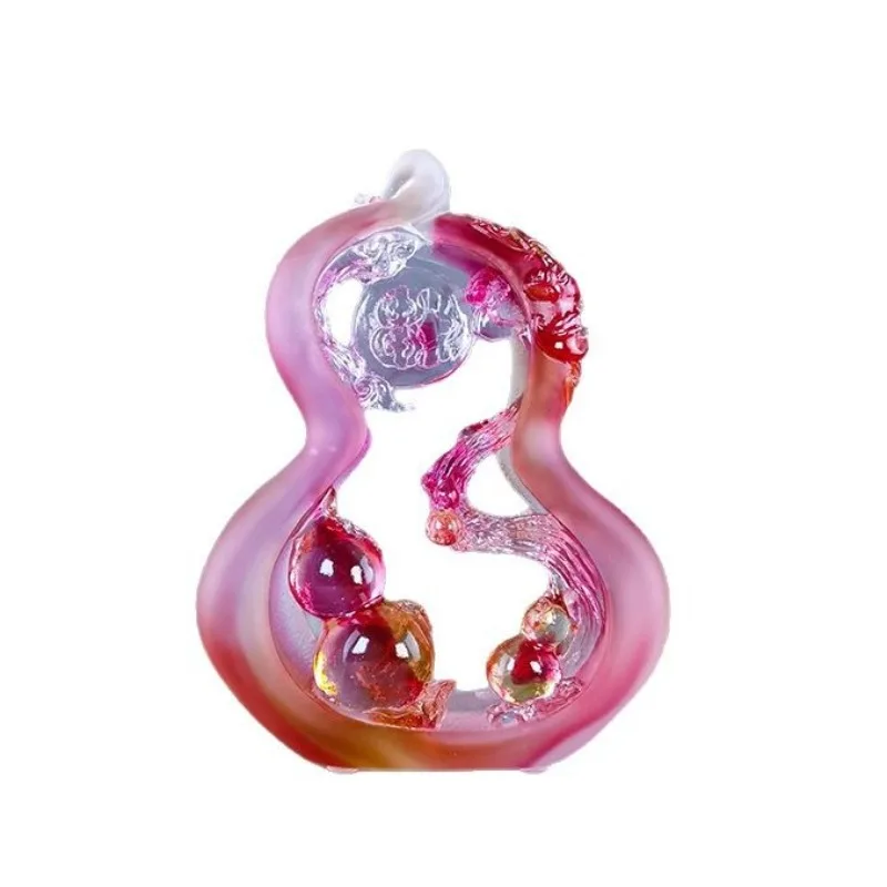Ancient glazed entrance, living room, home decoration, auspicious housewarming, gifts, good products, wealth and wealth