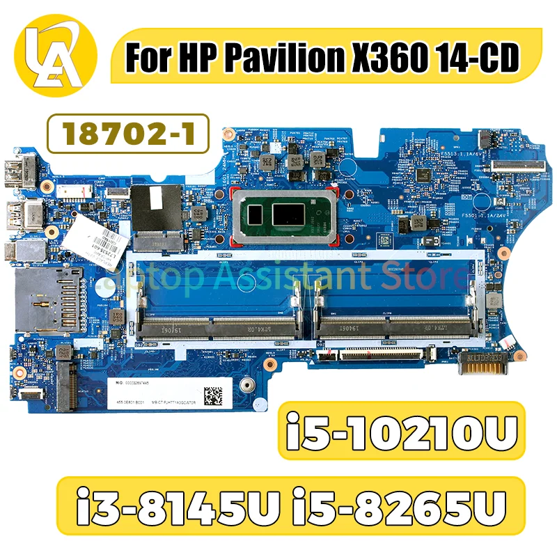 

Материнская плата для ноутбука HP Pavilion X360 14-CD 18702-1
