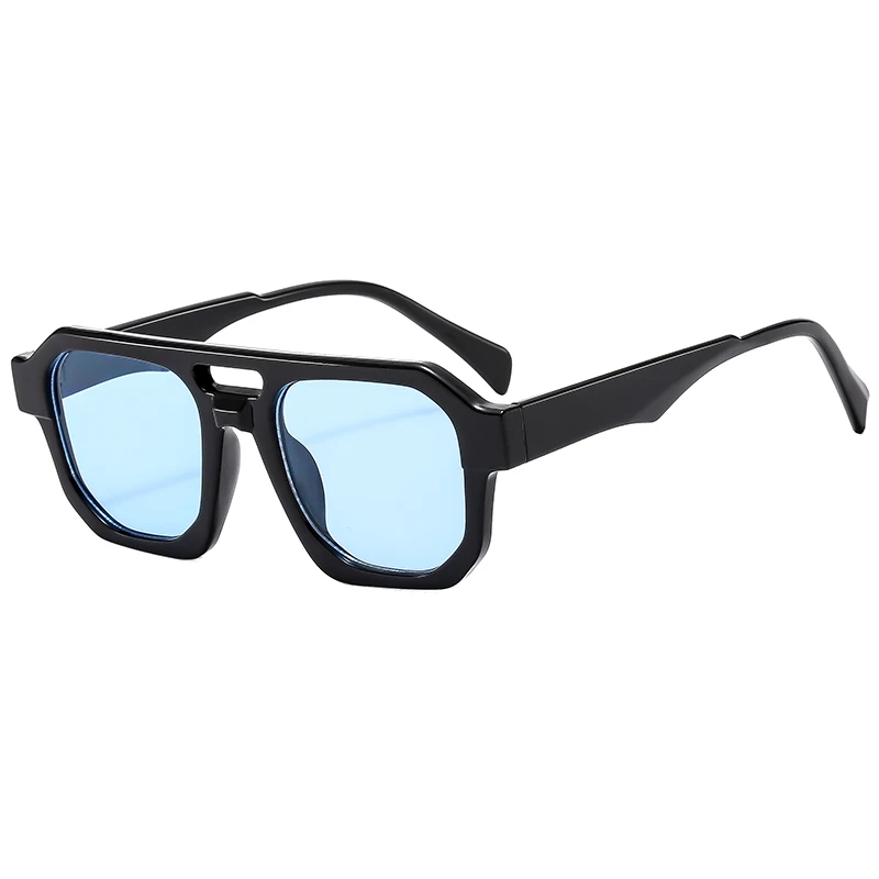 Veiligheidsbril Nieuwe Retro Pilot Zonnebril Heren Mode Minimalistisch Ontwerp Outdoor Anti UV Zonnebril Dubbele Beam Vrouw - afbeelding 1