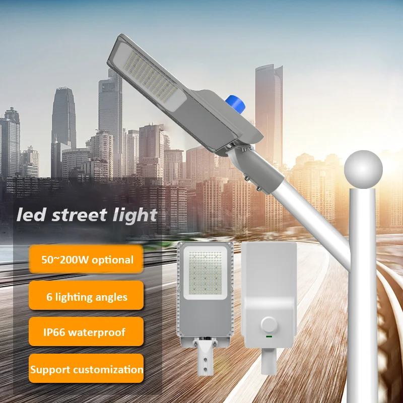 Outdoor highway waterproof motion sensor 100w 3000k 10kv surge garden 130lm/w led street lights price list with meanwell driver