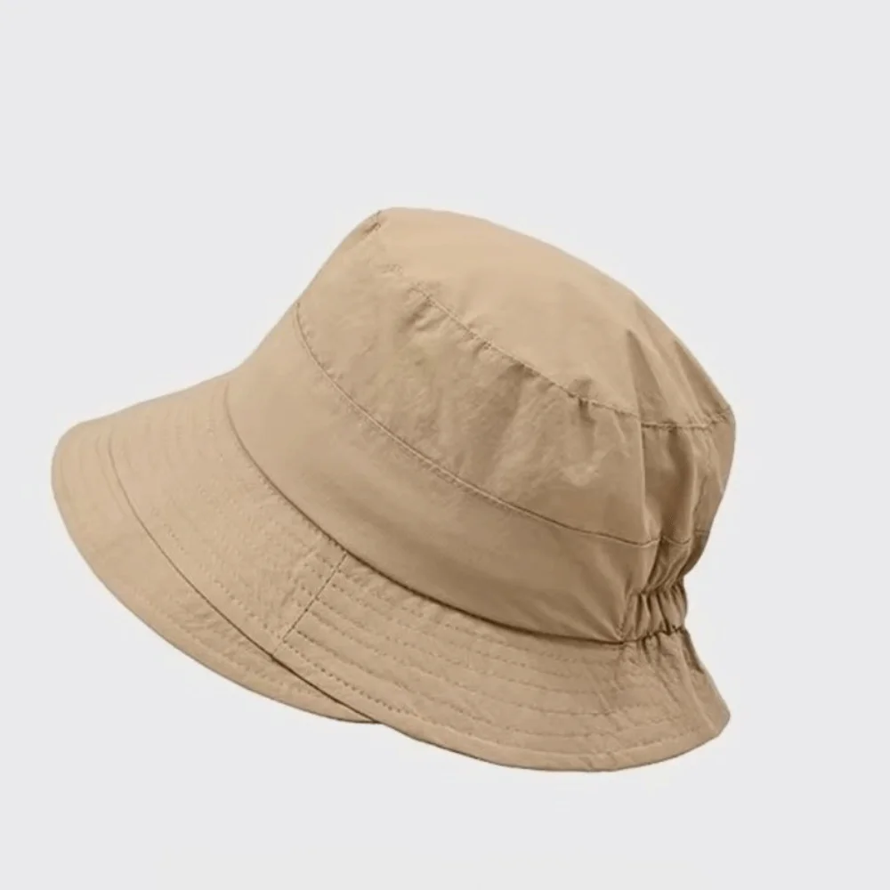 Korean Style Japanese Fisherman Hat Sun Proof UV Protection Quick Drying Bucket Hat All-match Waterproof Anti-UV Sun Hat Camping