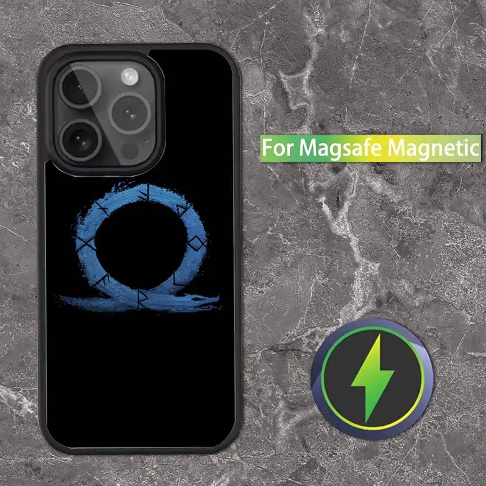 G-godS of W-WarS – coque de téléphone de jeu pour iPhone 17,16,15,14,13,12,11,Pro,Max,Plus,Mini,SE4,E, chargement sans fil magnétique Magsafe