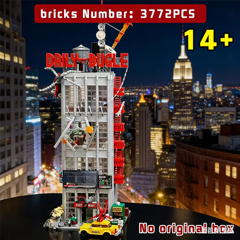 

3772 шт., классические строительные блоки «Стекля», совместимые 76178 78008, кирпичи, подарки на день рождения и Рождество для детей