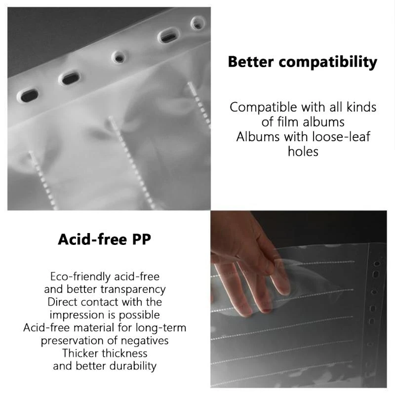 Альбом Film Protector Box 135/120 Негативы Страницы хранения пленки негативная папка для организации пленки