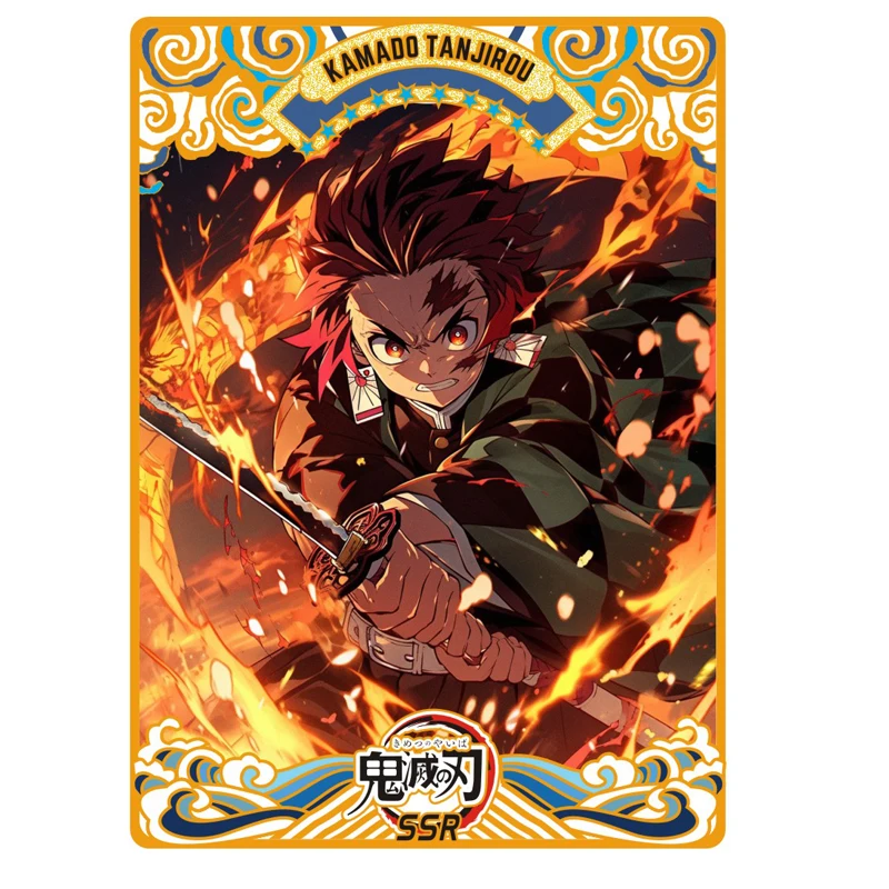 2024 New Demon Slayer Metal Card Nezuko Mitsuri Rias Yae Miko Makima Albedo Card Genshin Impact Goddess Story per regalo di natale