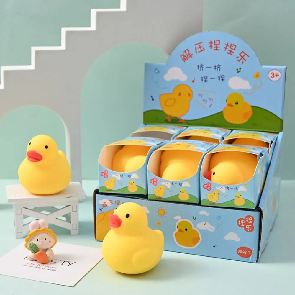 Liberar brinquedo pato lento subindo squeeze brinquedo dos desenhos animados animal lento rebote brinquedo anti-stress tpr alívio do estresse brinquedo festa favores