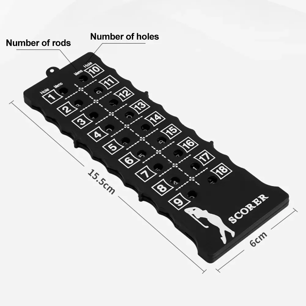 PGM Professional 18 Holes Golf Score Shot Stroke Counter Clicker  Keychain Golf Game Score Keeper Golf Sports Scoreboard