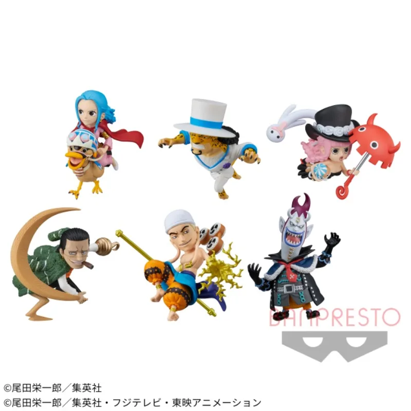 Bandai Banpresto Original One Piece WCF WT100 VO.1-VO.10 Zoro Sanji Nami Chopper Brook Jinbe Anime Figures Toys for Kids Gift