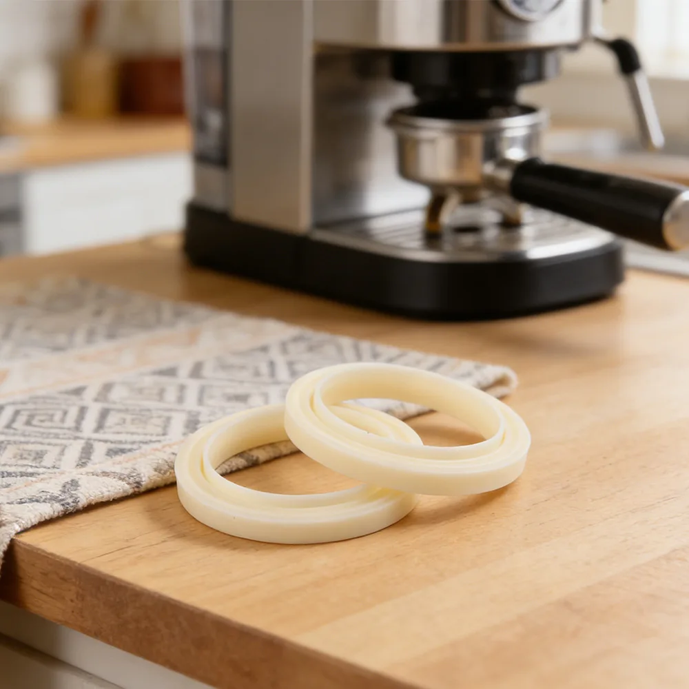 For Breville Gasket Coffee Seal Ring Parts Set Silicone 2pcs 54mm Accessories Brew Coffee Maker Kit Replacement