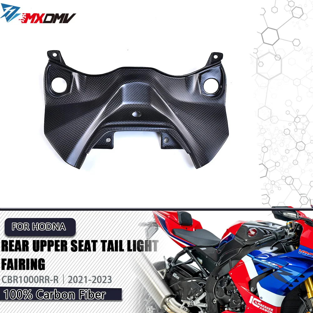 

For Honda CBR1000RR-R CBR 1000RR-R 2021 -2023 3K Carbon Fiber Motorcycle Accessories Rear Upper Seat Tail Light Fairing