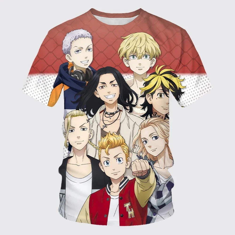 New Unisex Casual Street Style T-shirts Anime Tokyo Revengers 3D Printed T Shirt