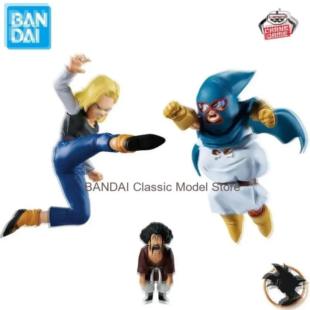 

Bandai Original Banpresto Dragon Ball MATCH MAKERS Mighty Mask Android 18 Action Figures Anime Figuras Cartoon Toys Juguete Gift