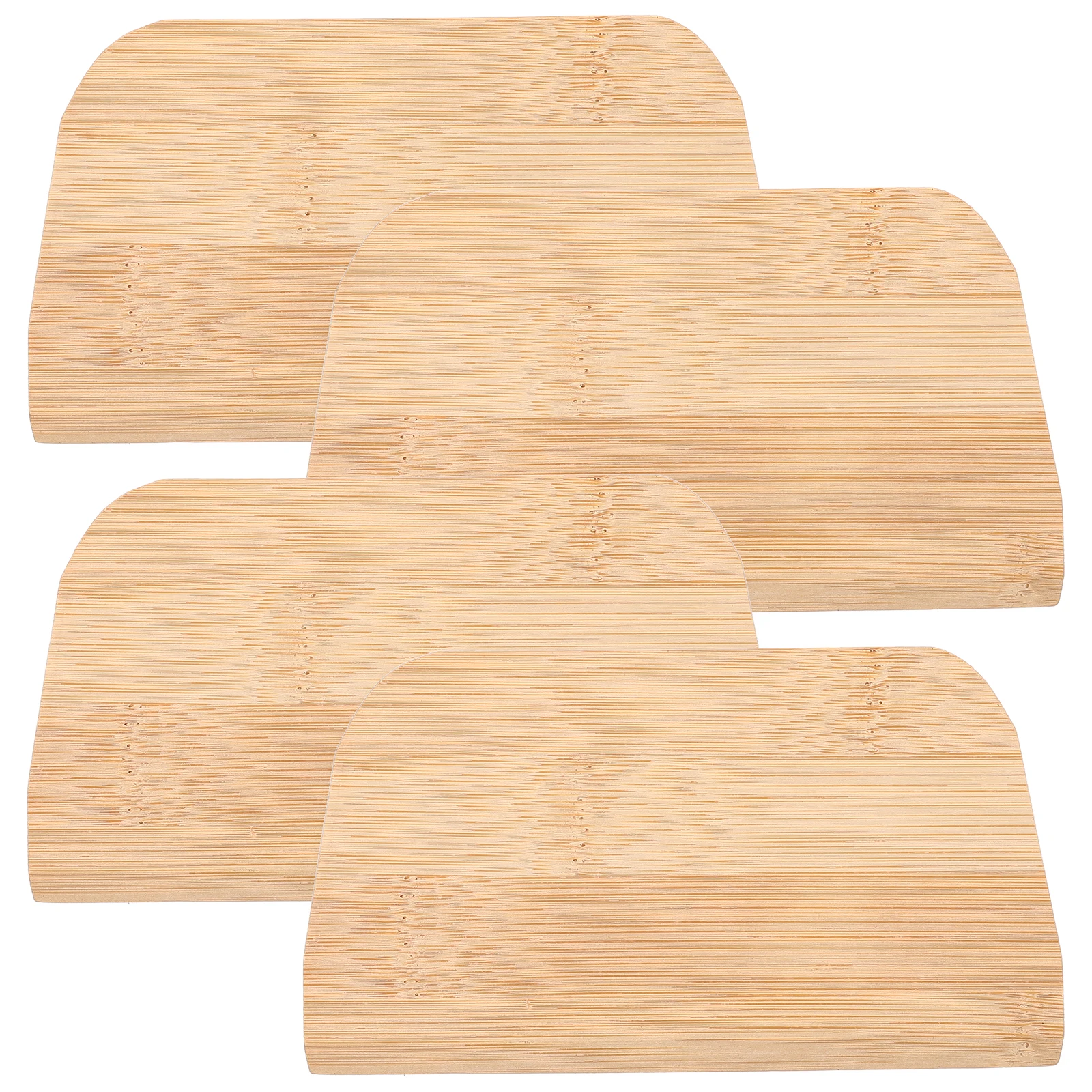

4 Pcs Wooden Pancake Scraper Crepe Spatula Kitchen Accessory Durable Lightweight Bench Tool Practical Easy Clean