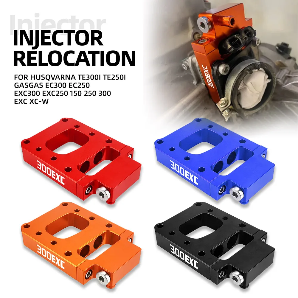 For EXC 300 250 TPi Six Days XCW 300 250 150 TPi 6D 2020-2023 2024 2025 TPI Injector Relocation Block 250 300 XC TPi 2020-2026