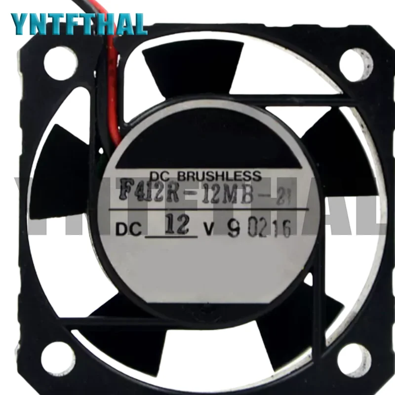 New F412R-12MB-23 DC12V 2Wire 40X40X12MM Cooling Fan