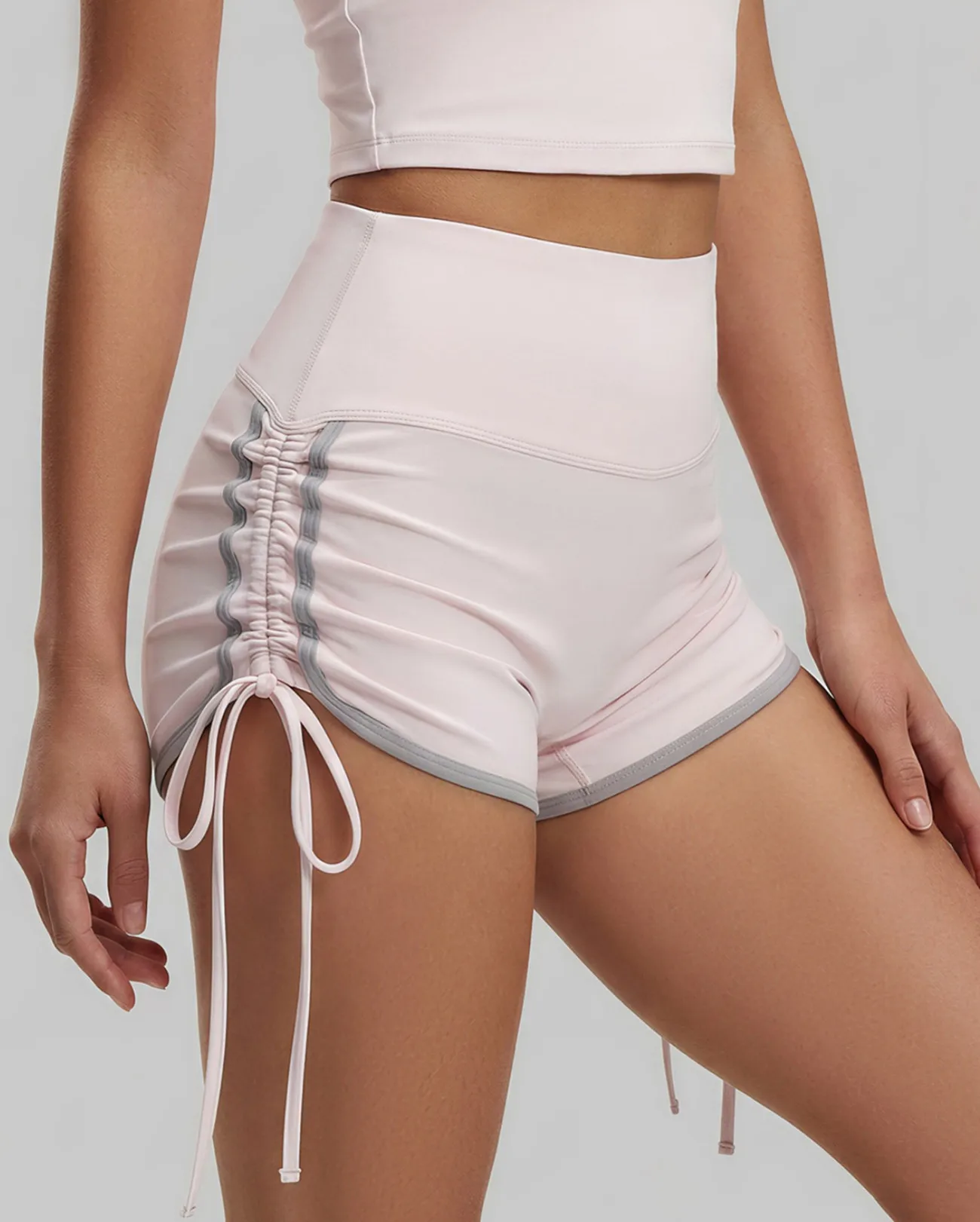 2026 Women's Drawstring Athletic Shorts Tummy Control High Waisted Sports Shorts Workout Run Yoga Fitness Shorts Quick Drying