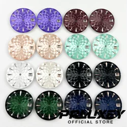 29mm Radial Pattern Watch Dial With Diamond Scale Design Women's Surface Watch Faces Modified Accessories for NH35 NH36 Movement