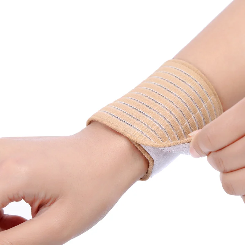

Sport Elastic Bandage Nylon Wrist Support Bracer Wristband Adjustable Portable Brace Support for Outdoor Activity