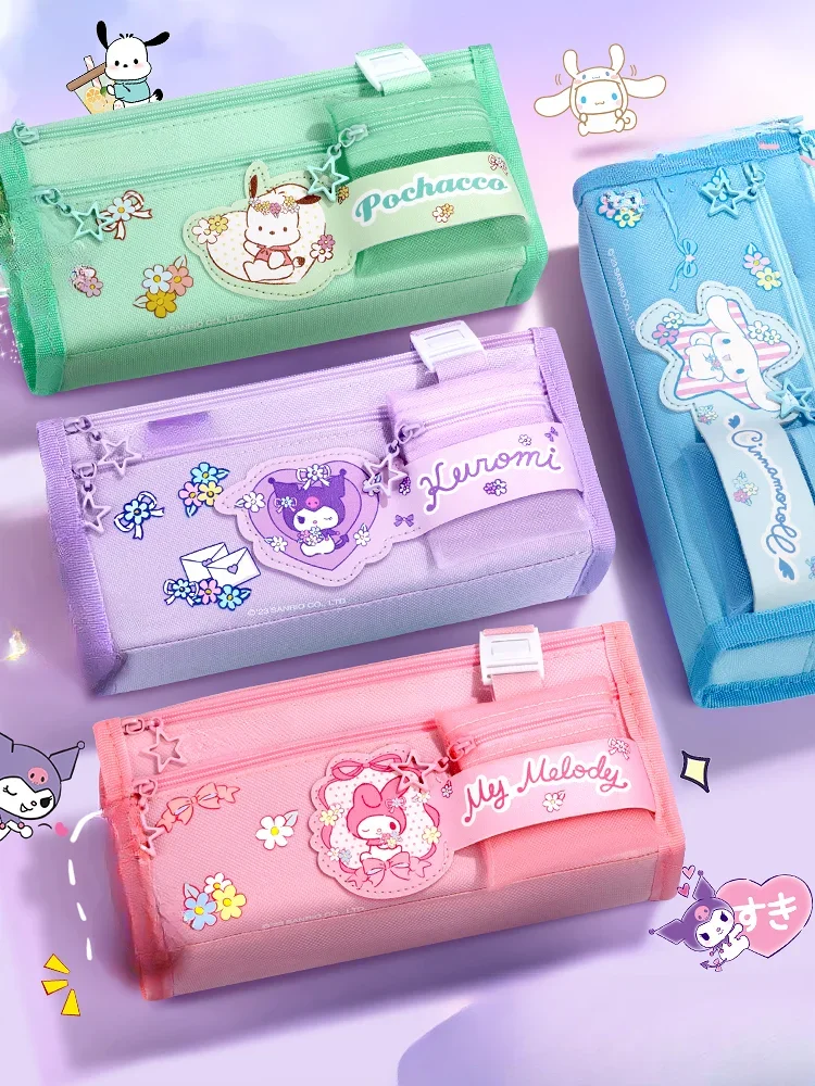 กล่องดินสอ Kulomi กล่องดินสอ Sanrio กล่องดินสอ Melody เครื่องเขียนนักเรียน เด็ก