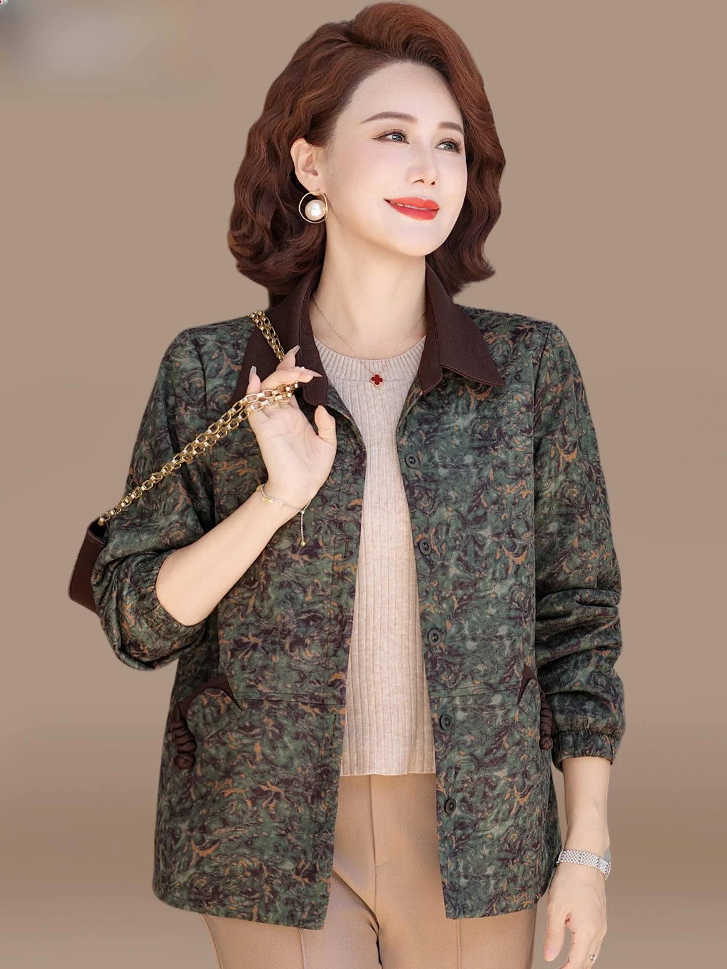 

Осенняя верхняя одежда Sli: модная корейская ветровка-кардиган укороченной длины для женщин старше 50 лет, для дождливого сезона