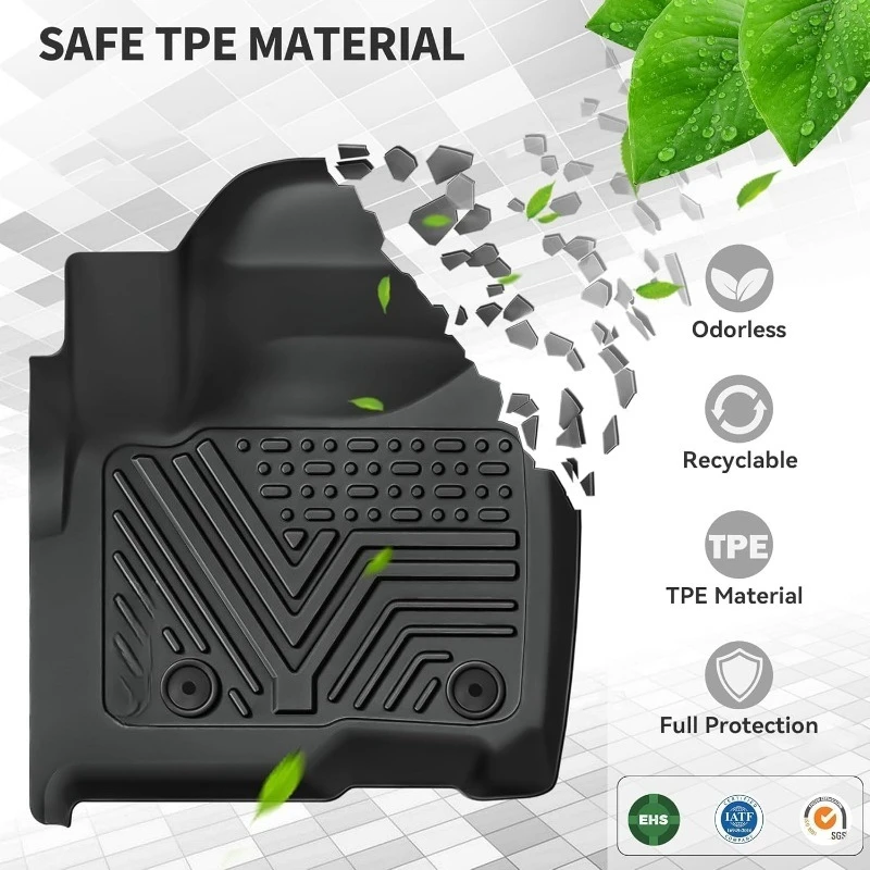 مجموعة سجادات الأرضية وبطانة البضائع مناسبة لـ 4Runner 2024، بطانات أرضية مناسبة تمامًا TPE 2013-2024 4Ru