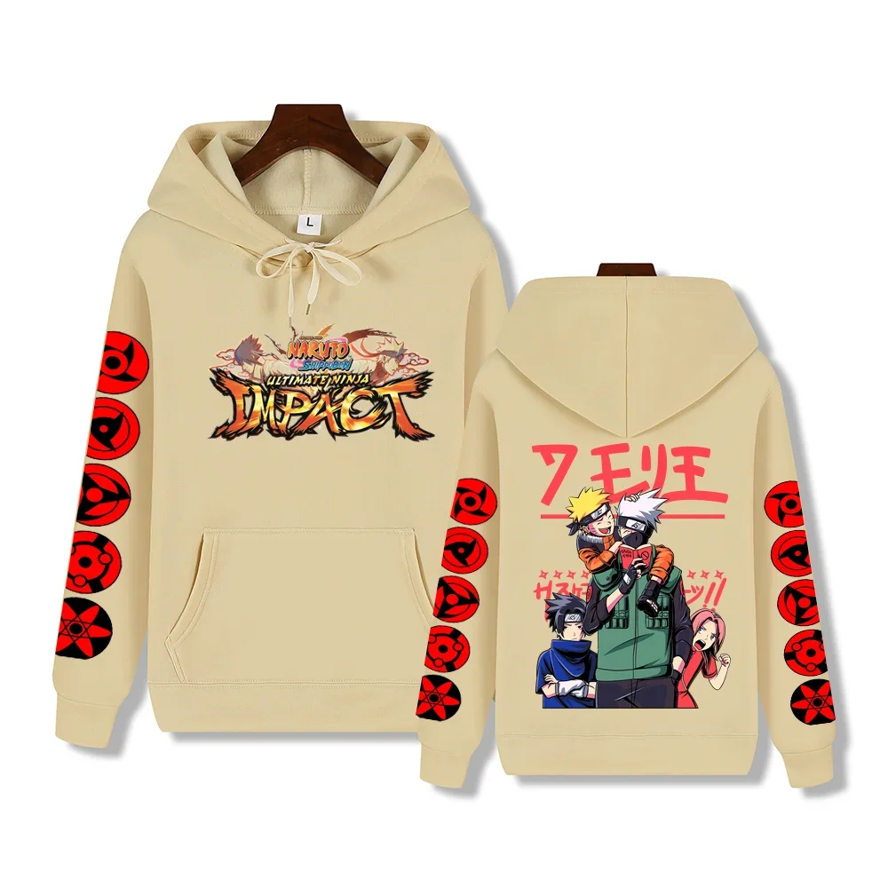 

Naruto Hoodie Top Pattern Print Autumn/Winter Hoodie Top Haikyuu Anime Sweatshirt