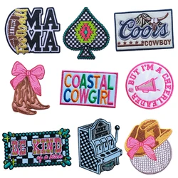 Emblem Clothing Accessories Badge Sticker Embroidered Embroidery Sticker Iron-on Patches