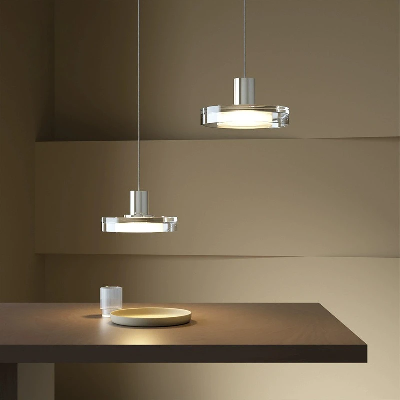 

Минималистичная светодиодная люстра, подвесной светильник, стеклянный абажур, подвесной подвесной светильник для столовой, кухни, прикроватной тумбочки, гостиной, спальни