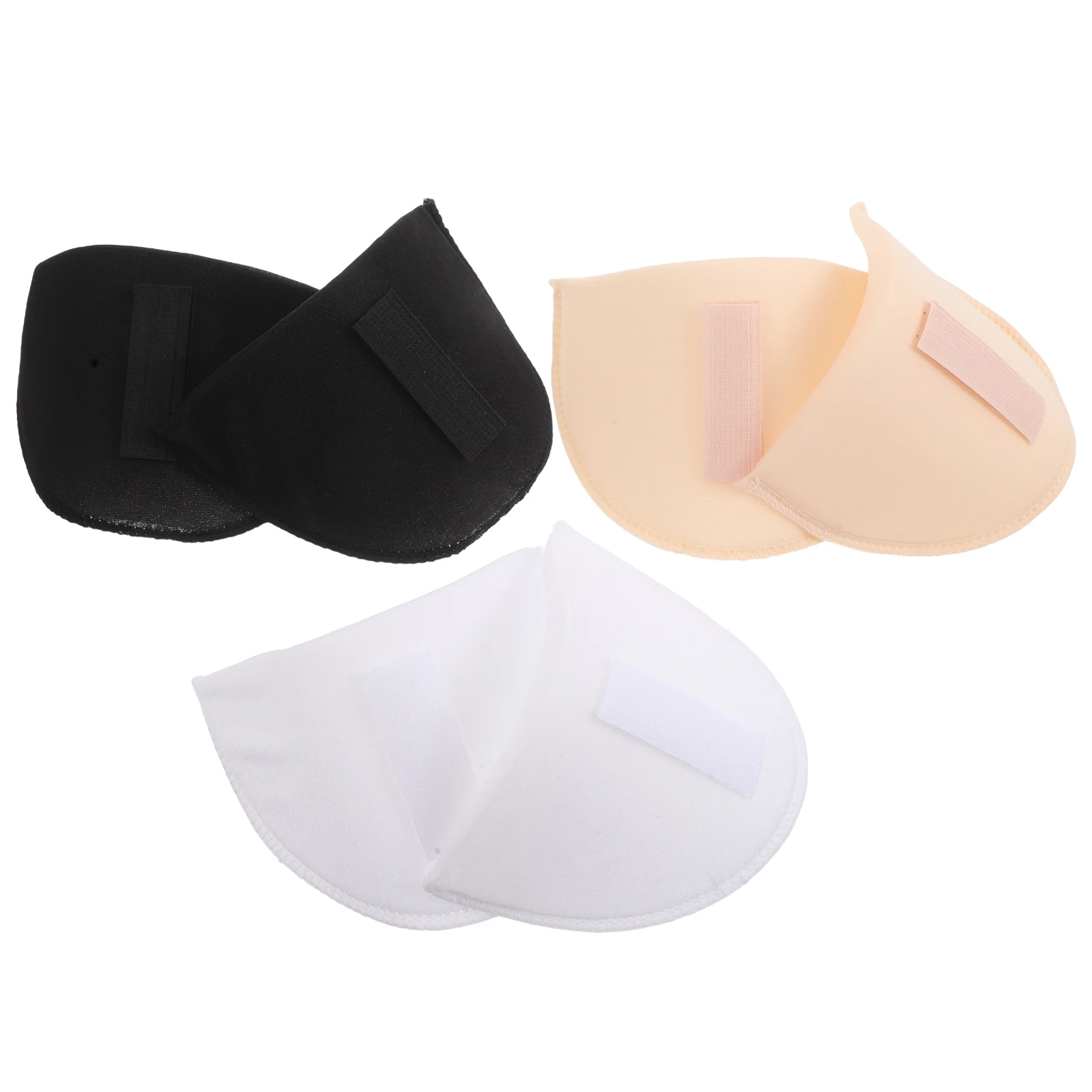 

3 Pairs Suit Shoulder Pads Lightweight Breathable Sponge Antislip Enhanced Line Removable Fit Universal Men Women Jacket Coat