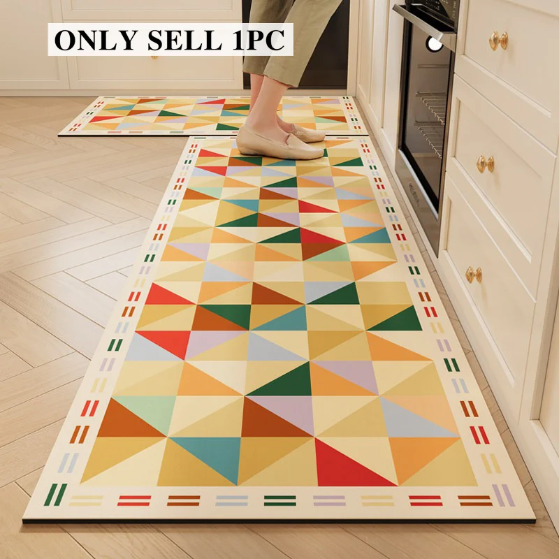 Carpet for Kitchen Super Water Absorbent Non-slip Floor Mat Quick-drying Rug Long American Style Carpets Home Decoration Rugs