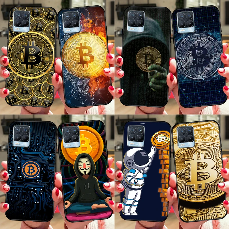 Bitcoin Coins Funny For Realme 10 Pro Plus C55 C35 C33 C31 C30 C21Y GT Neo 5 OnePlus 11 10T Nord CE 2 Lite Case