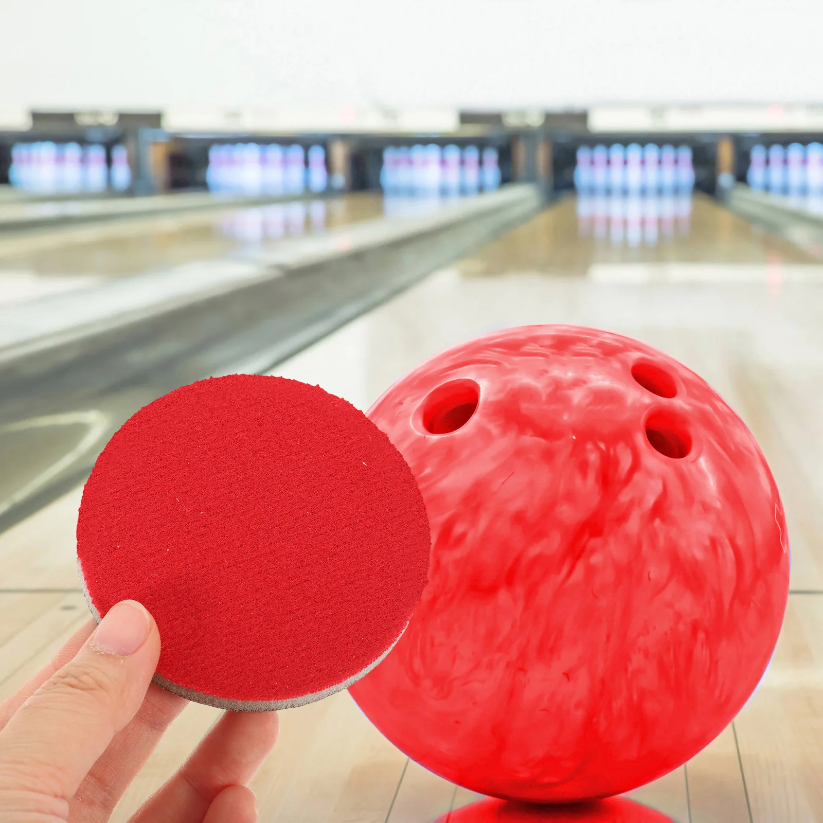 

Bowling Ball Pads Kit Polishing Sanding Cleaning Sponge Material Flexible Durable Professional Long Service Life Reusable