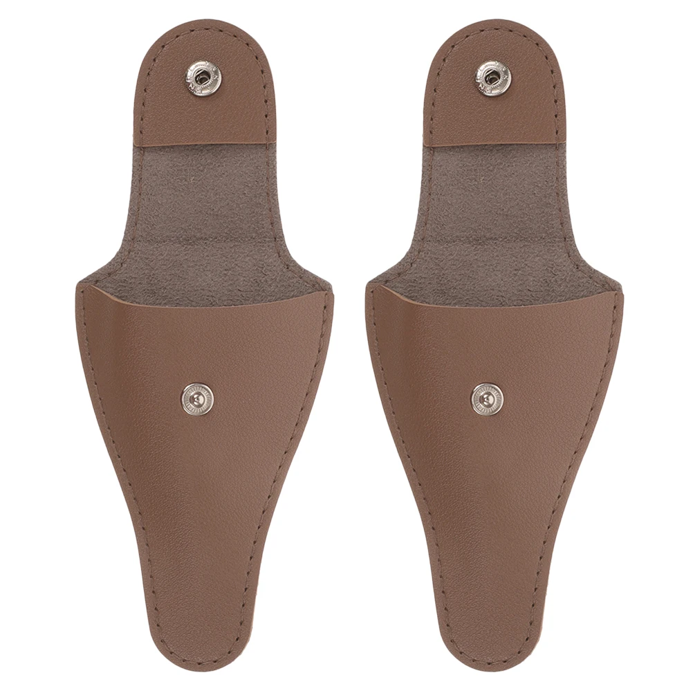 

2pcs PU Nail Scissors Protective Cover Cuticle Clippers Holder Sleeve Case Manicure Scissor Pouch Portable for Men