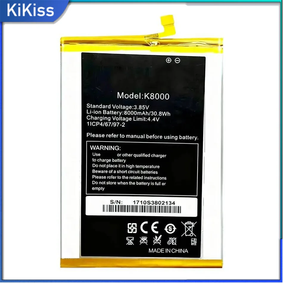 

For Oukitel K8000 High-Efficiency Mobile Phone Battery 8000Mah Lightweight