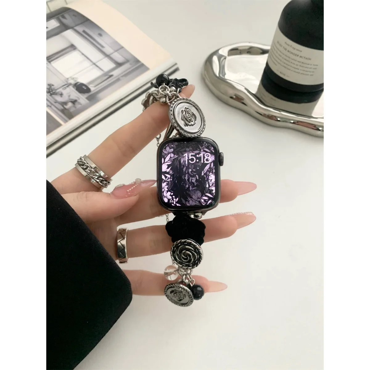 Watch Band For iWatch 42/44/45/46/49mm 38/40/41mm Metal Fashion Watch Strap For Watch Series Ultra2 Series 10/9/8/7/6/5/4/3/2/1_voghion.com