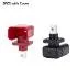 

2 PCS Red and Black 200A All-copper Lithium Battery Post Through The Wall High-current Copper Terminal Battery Connector