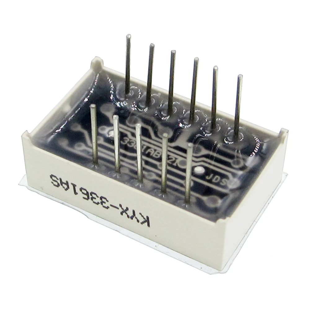 20 قطعة أنبوب رقمي 7 قطعة 3 بت 3 بت الكاثود المشترك 0.36 "0.36 بوصة أرقام LED حمراء