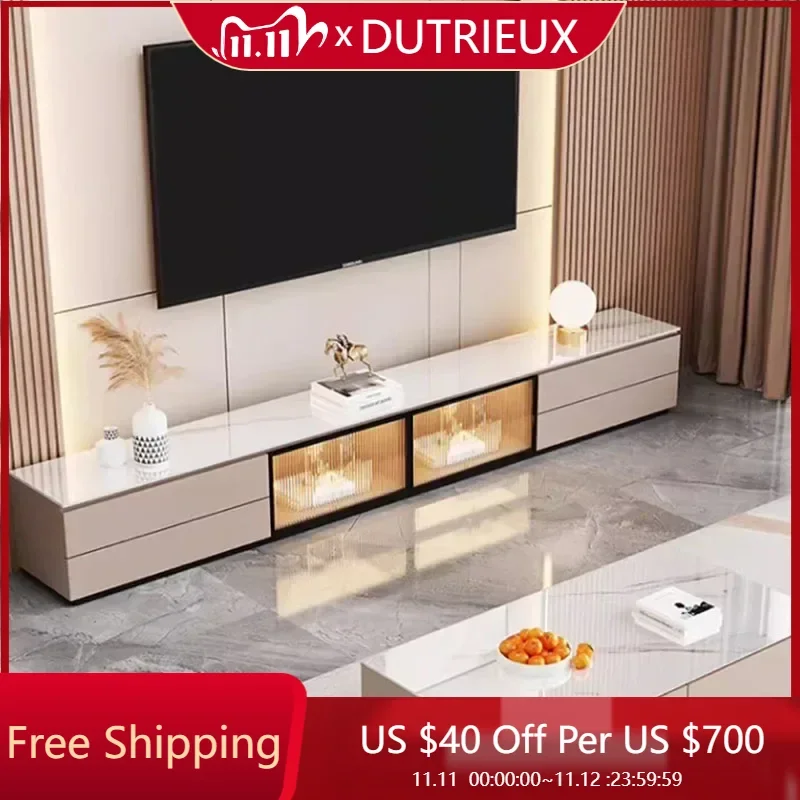 

Center White Tv Table Universal Storage Organizer Designer Drawers Luxury Tv Stands Cabinets Muebles Para Tv Trendy Furniture