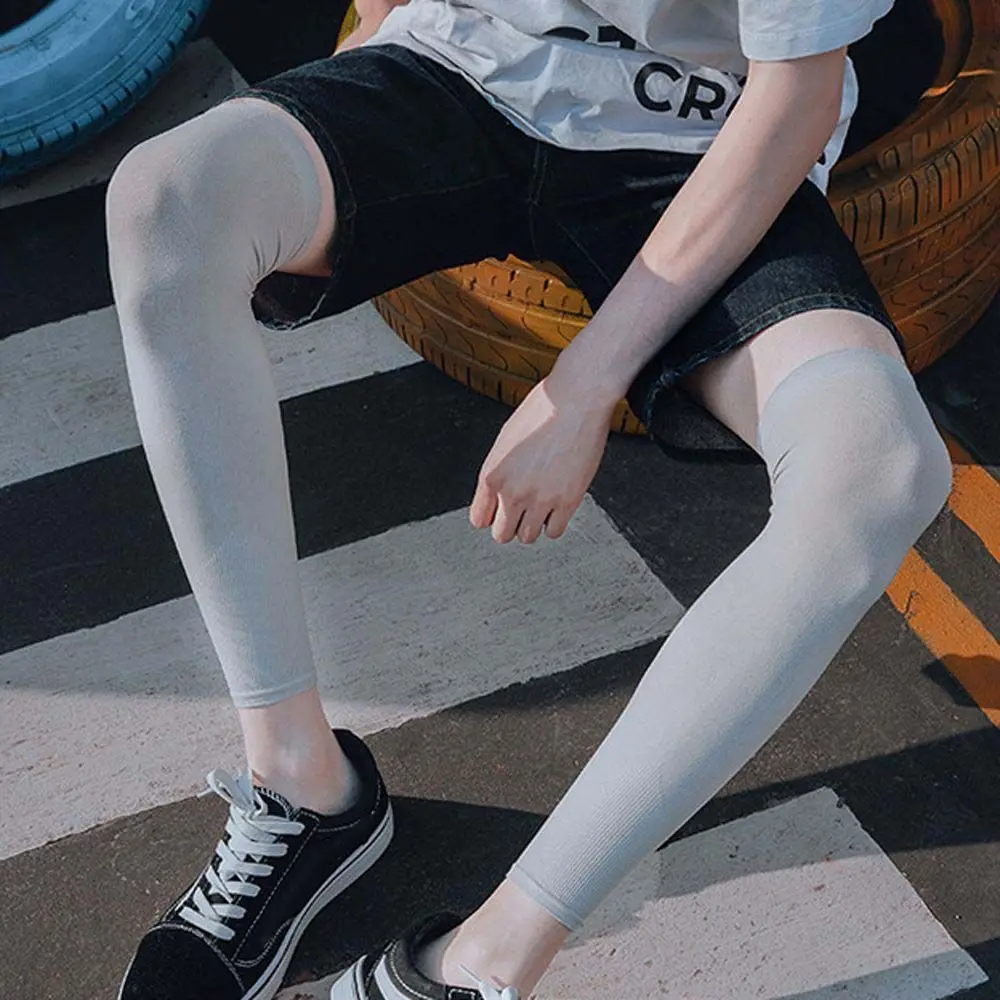 تشغيل أزياء الصيف للجنسين القيادة في الهواء الطلق واقية من الشمس الأكمام دراجة أكمام أذرع تبريد النساء أكمام الساق الكورية نمط تدفئة الساق