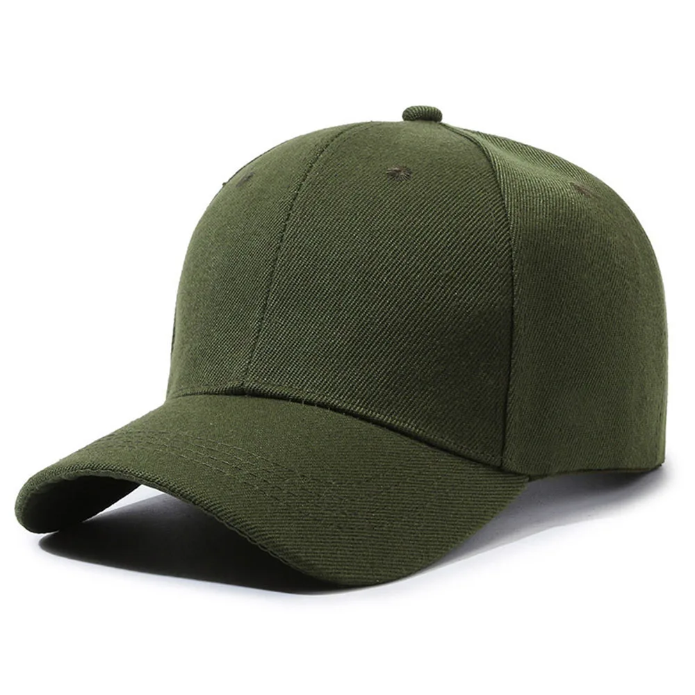 Women's Baseball Caps Solid Color Polyester Advertising Hats For Men Sunshade Travel Outdoor Work Cap Light Board Hat