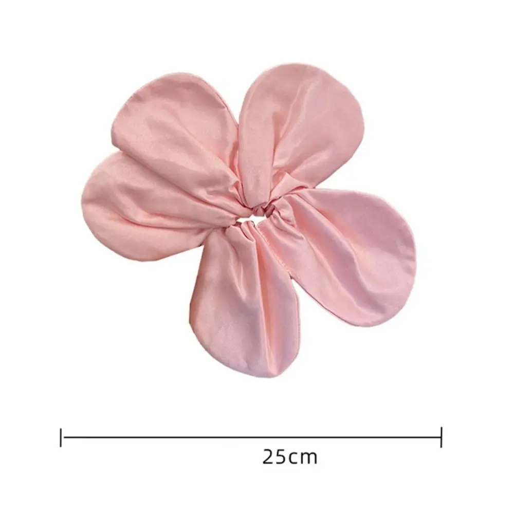 Sweet Large Flower Hair Rope Cloth Three-dimensional Flower Hair Circle Girl Headband Elegant Hair Accessories For Women Fashion