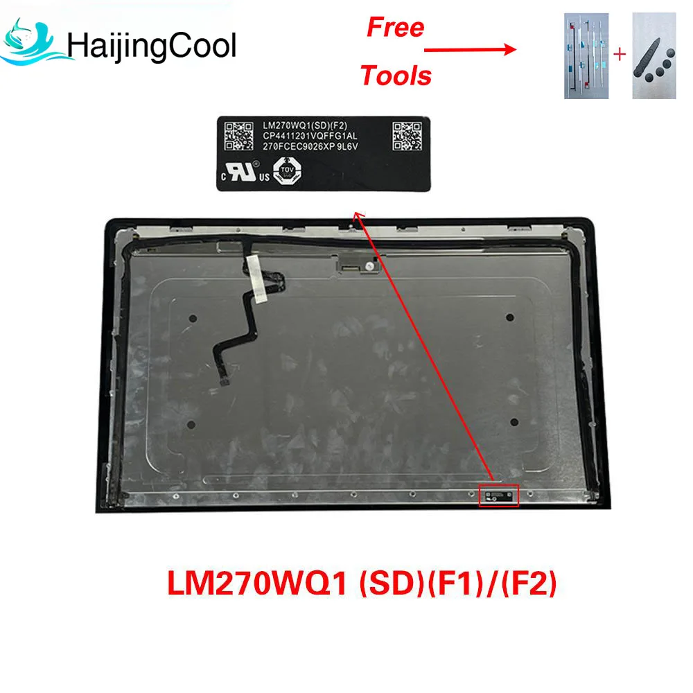 Brand New 2K A1419 LCD Assembly 2012 2013 LM270WQ1(SD)(F1) For IMAC 27