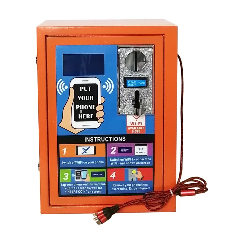 Coin Operated Vendo Machine Self-service Vending Machine Add Charging Cable Distributeur Automatique Hotspot