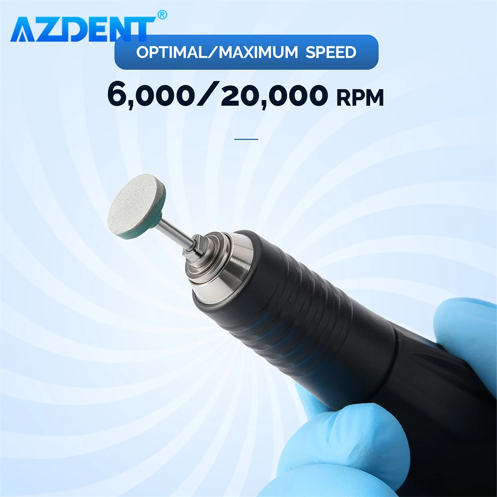 

5PCS AZDENT Dental Rubber Diamond Polisher Wheel Disc for Porcelain Zirconia Restorations HP 2.35mm Dentistry Polishing Drills