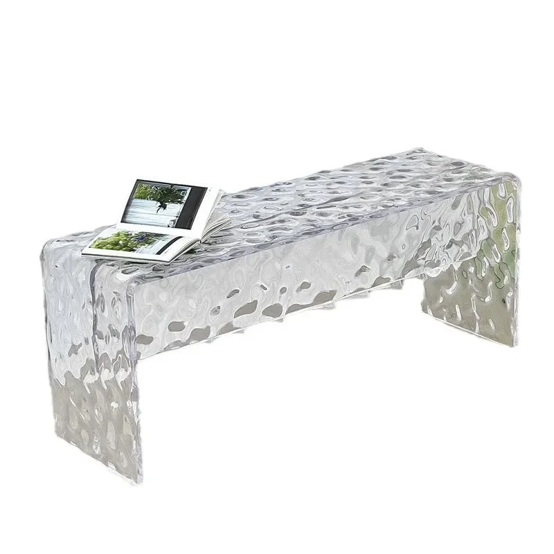 

Acrylic bench, household shoe changing stool, dining chair, bedroom end stool, bathroom changing stool