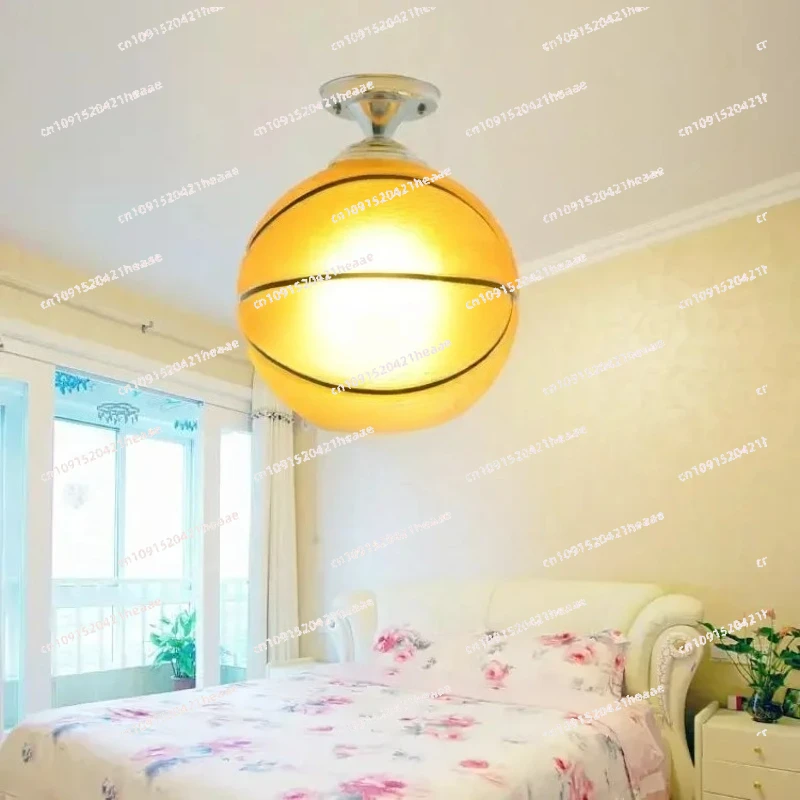 

Suitable for Modern Ceiling Lamp Simple Glass LED Living Room Lighting Fixture Decoration Round Kid Indoor Light