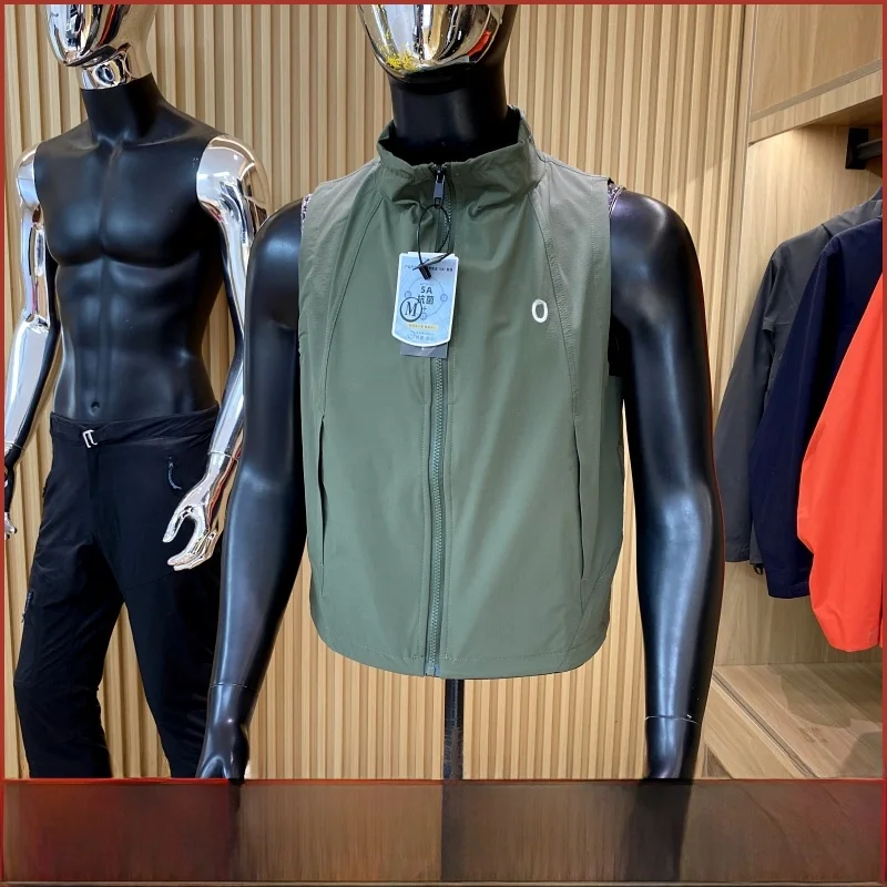 

Outdoor Sports Vest Jaet Qui Dry Breathable ex Stand Collar Summer Regular Fit Youth Faion Hong Kong