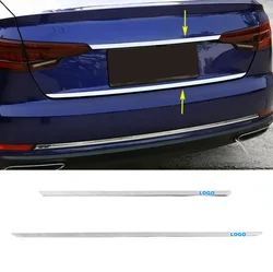 For Audi A4 B9 A5 Sedan 2016 - 2020 Accessories Rear Trunk Lid Cover Tailgate Trim Door Handle Molding Boot Garnish Bezel Cover