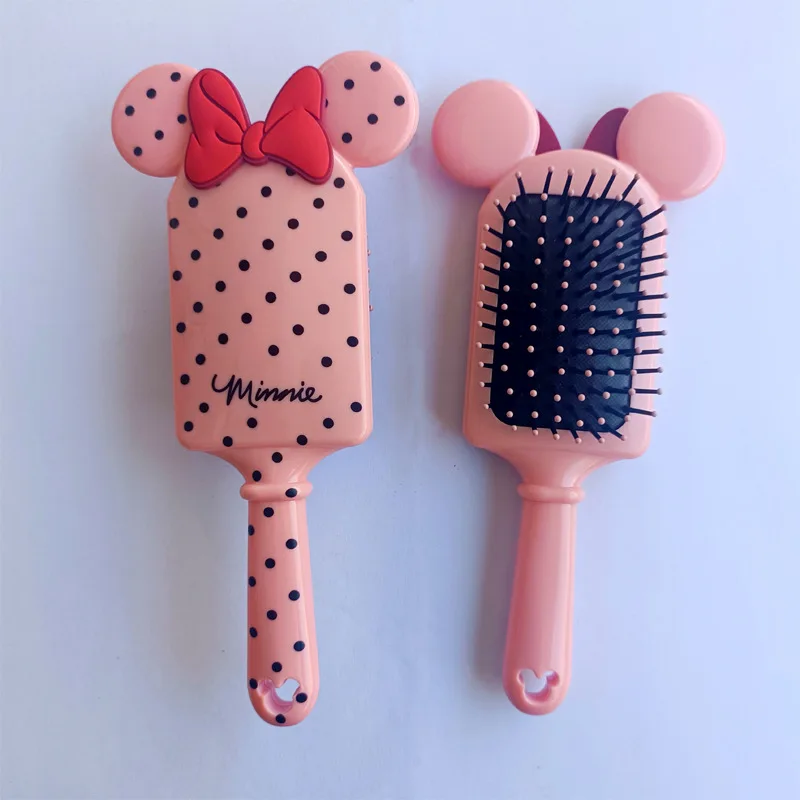 Air Cushion Massage Combs Stitch Mickey Minnie Cartoon Anime Figures Hair Brush Hairdressing Tool Haircare Kids Toys Gift